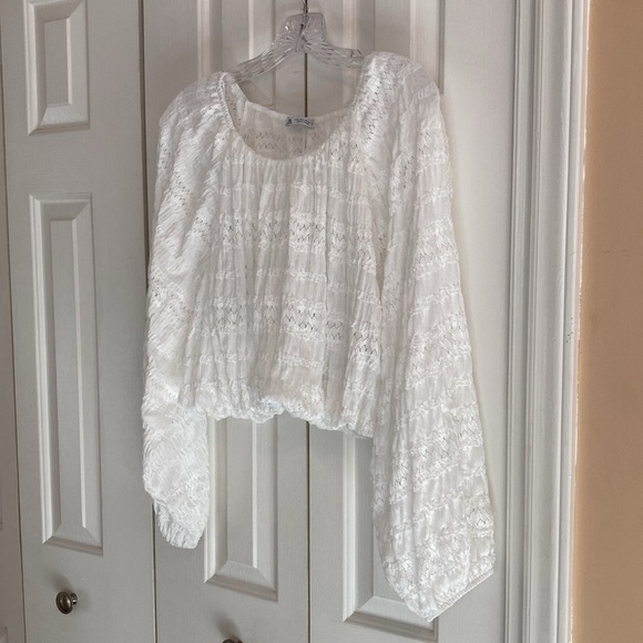 Zara cropped blouse - Picture 3 of 7